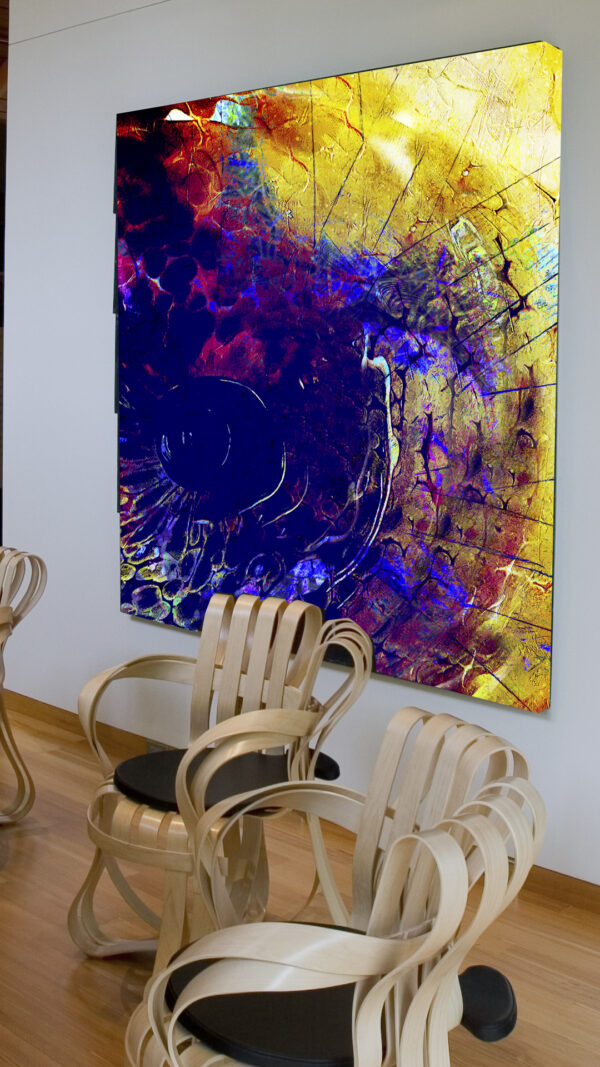 Abstract Modern Wall Art on canvas by www.artbyval.art