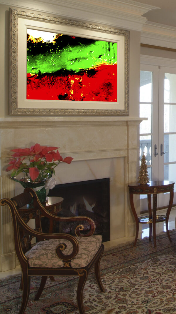 Abstract Modern Wall Art on canvas by www.artbyval.art