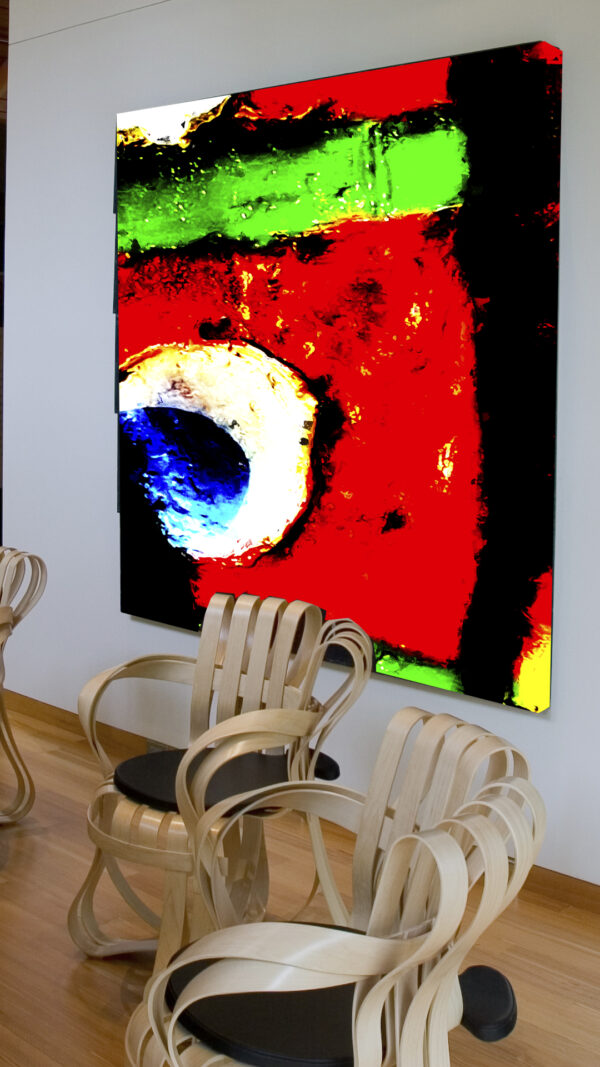 Abstract Modern Wall Art on canvas by www.artbyval.art