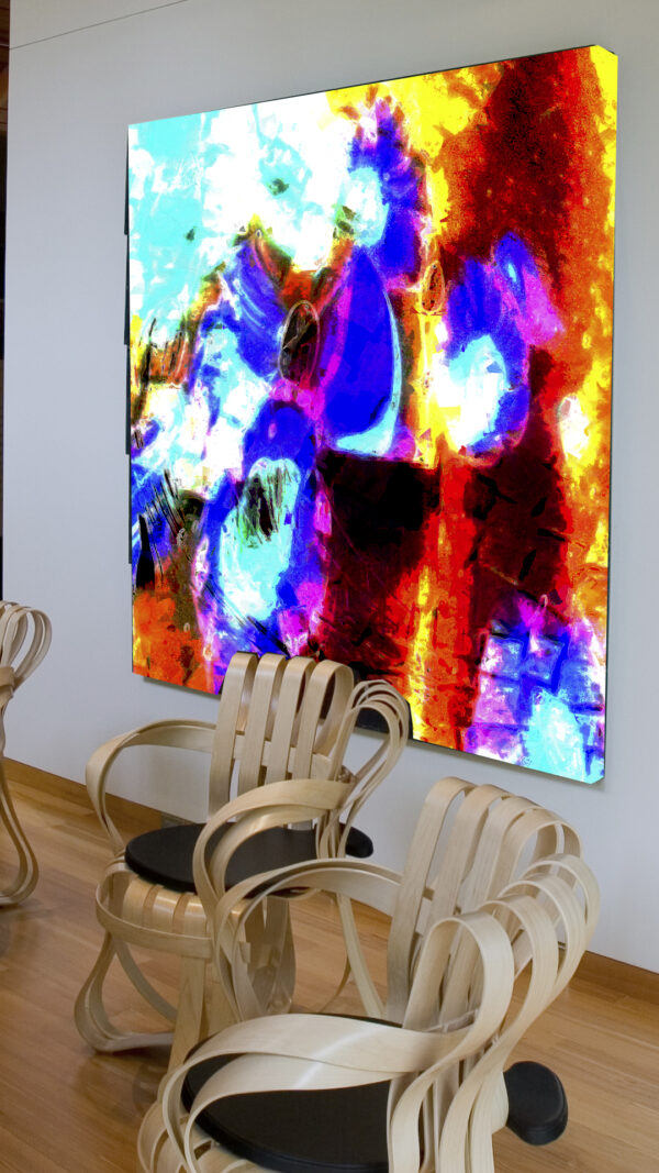 Abstract Modern Wall Art on canvas by www.artbyval.art