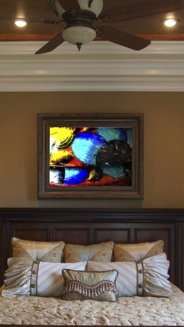 Cabo San Lucas Mexico Inspired Modern Abstract Wall Art Titled Coloracion Art By Val