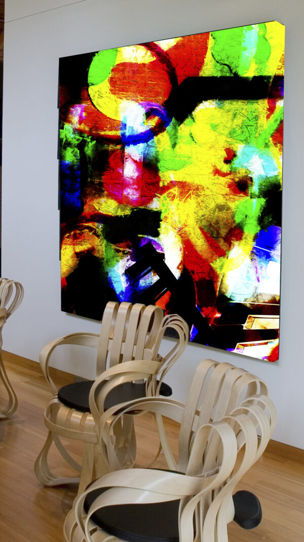 Abstract Modern Wall Art on canvas by www.artbyval.art