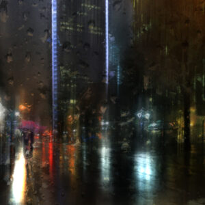 Rain Down Charlotte North Carolina Abstract Modern Canvas Art By Val