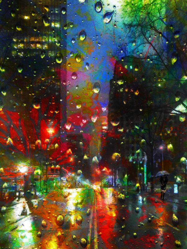 The Neon Night Lights Of Charlotte North Carolina By Artist Michael John Valentine