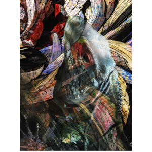 Abstract Poster Print Blending Into This Earth by artist Michael John Valentine