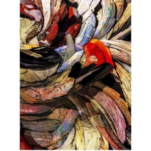 The Earth Quakes Abstract Poster Print by artist Michael John Valentine