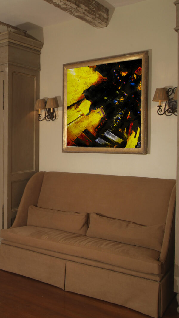 The Power Of Beethoven Abstract Modern Wall Art Painting by Artist Michael John Valentine