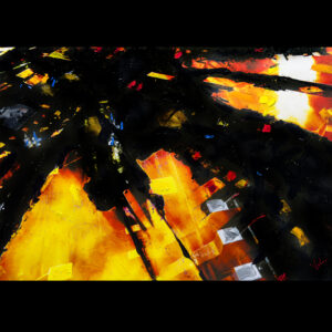 Emotional and Powerful Beethoven Abstract Painting by artist Michael John Valentine