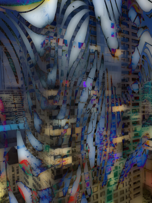 Abstract City Painting