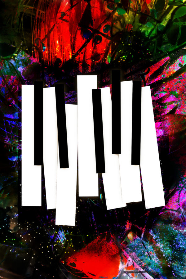 Piano Key Music Abstract