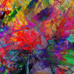 Abstract The Art Of Splatter Painting