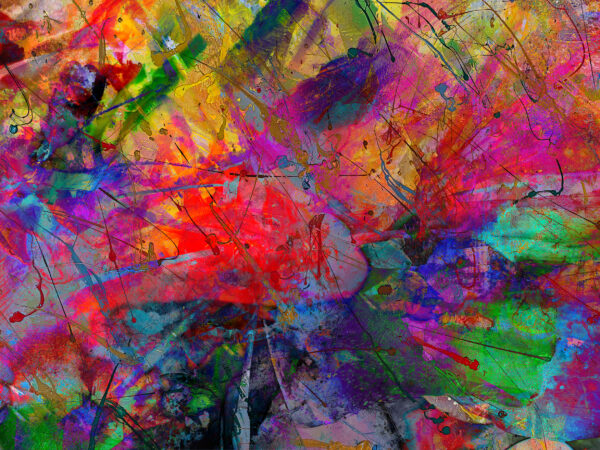 Abstract The Art Of Splatter Painting