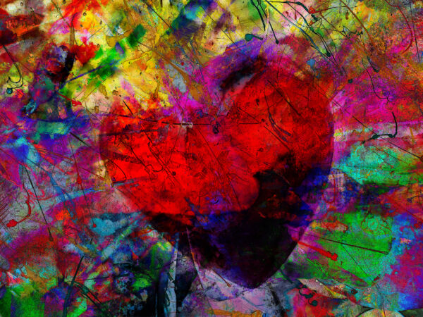 Abstract Heart By Valentine